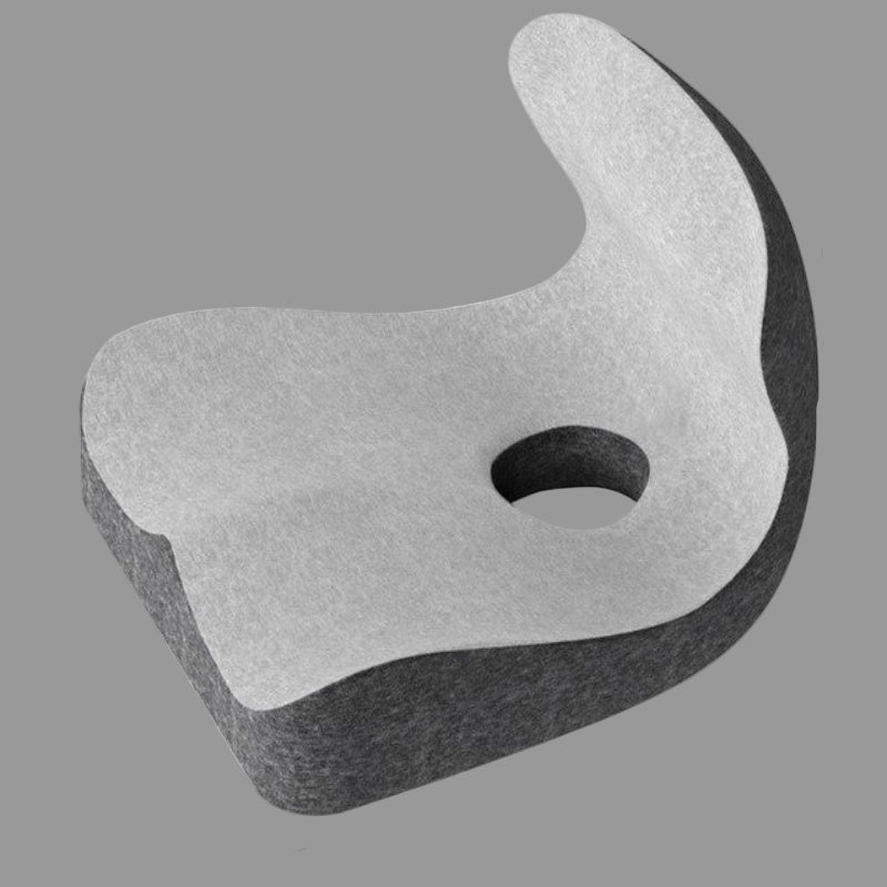 Lisslune | ORALIU – L-Shape Memory Foam Cushion for Orthopedic Back & Coccyx Relief