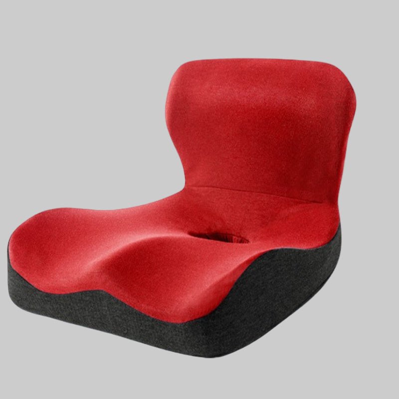 Lisslune | ORALIU – L-Shape Memory Foam Cushion for Orthopedic Back & Coccyx Relief