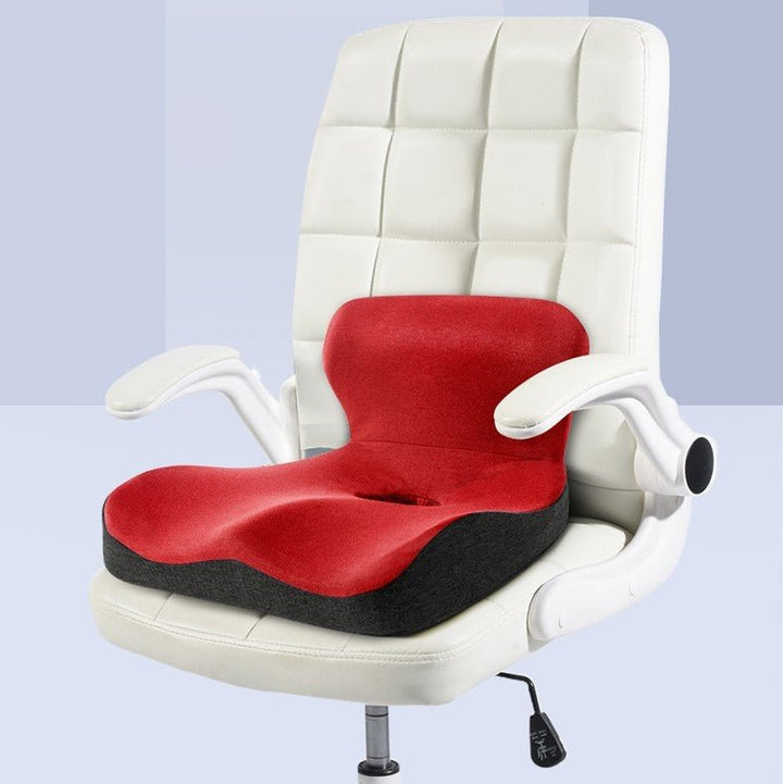 Lisslune | ORALIU – L-Shape Memory Foam Cushion for Orthopedic Back & Coccyx Relief