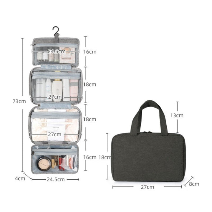 Lisslune | Organivoy – Compact Travel Cosmetic Organizer with Smart Compartments