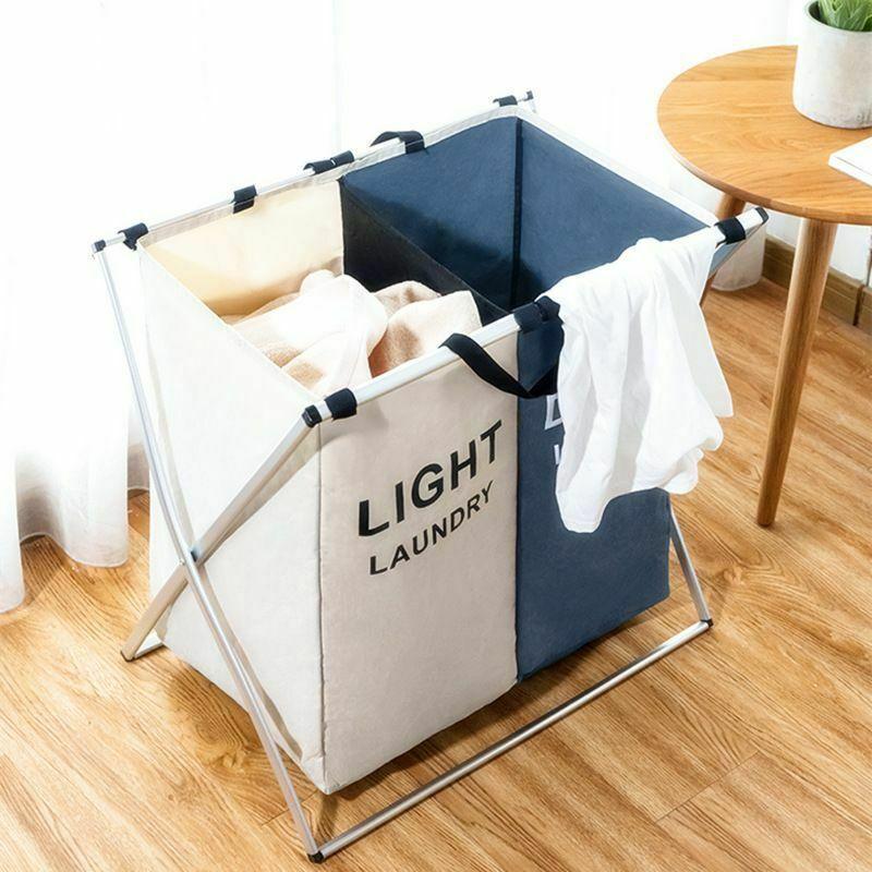 Lisslune | Customizable collapsible laundry organizer basket for stress-free sorting