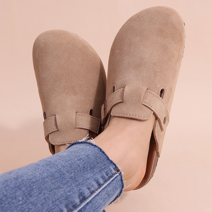 Lisslune | Men's Slippers FootRest with Fleece and Cork Sole