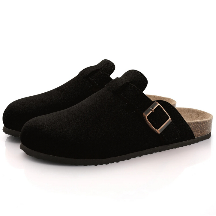 Lisslune | Men's Slippers FootRest with Fleece and Cork Sole