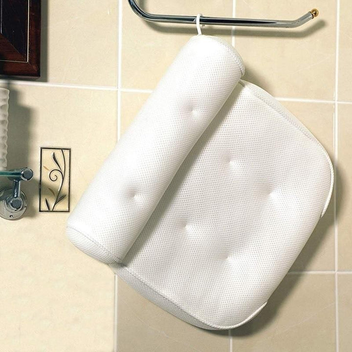 Lisslune | Orthopedic Bathtub Pillow - Breathable Bathtub Headrest Pillow made of 3D Mesh Fabric with Suction Cups