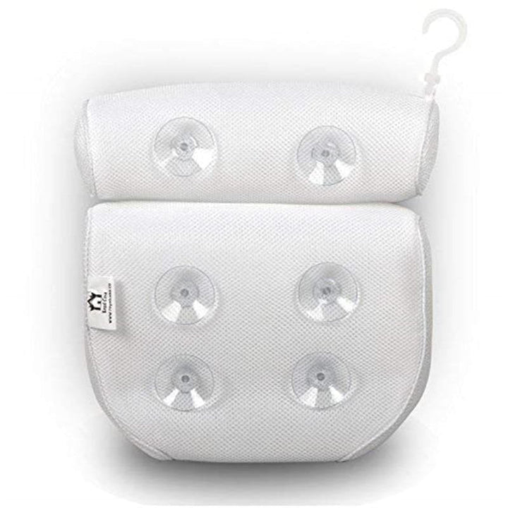 Lisslune | Orthopedic Bathtub Pillow - Breathable Bathtub Headrest Pillow made of 3D Mesh Fabric with Suction Cups