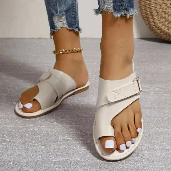 Lisslune | Women's Orthopedic Hallux Valgus Correction Leather Sandals