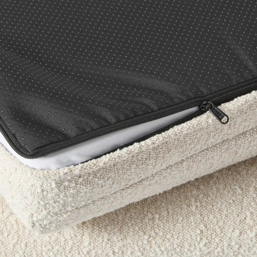 Lisslune | Orthopedic Dog Cushion with Bouclé Cover – Memory Foam and Washable