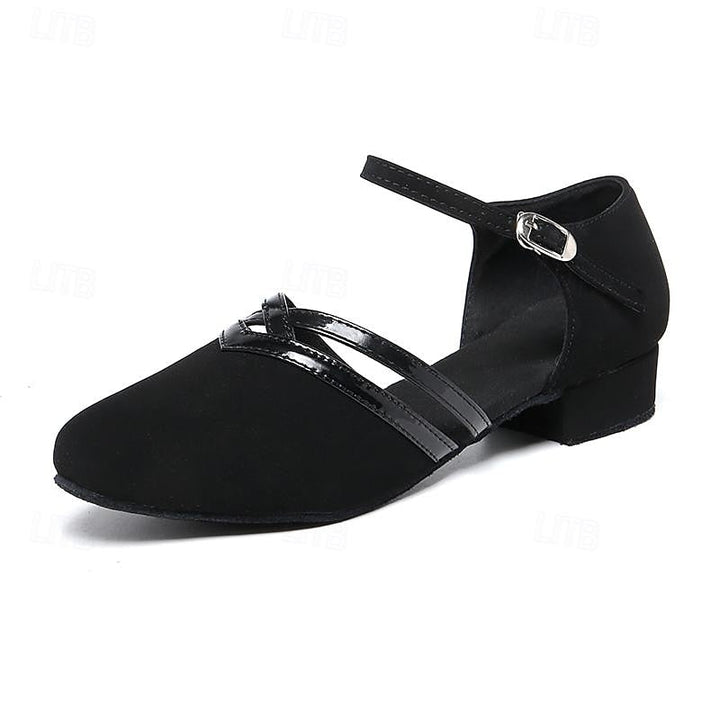 Lisslune | Modern Dance Shoes for Women - Black - High-Quality Suede