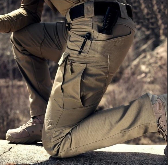 Lisslune | Outdoor Tactical Waterproof Pants Army Fan Multi-Pocket Combat Pants Ripstop Water Resistant Quick Dry Hiking Pants Cargo Pants