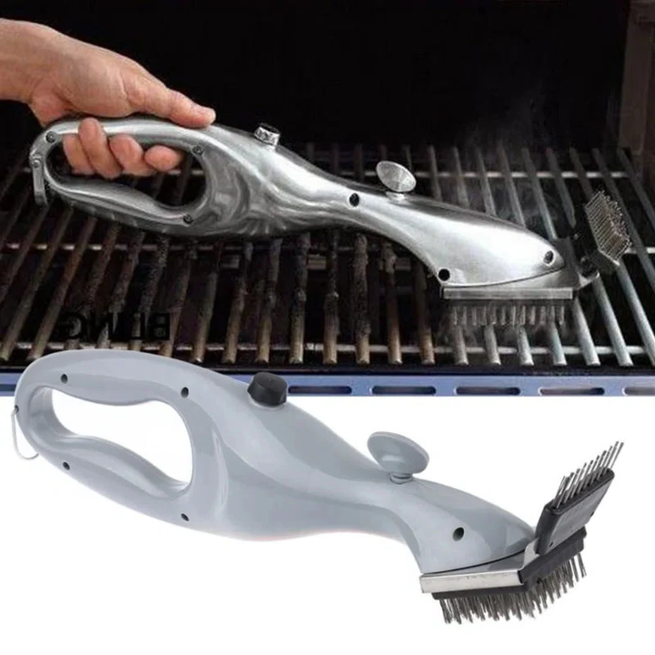 Lisslune | Barbecue Grill Cleaning Brush with Charcoal Scraper for BBQ