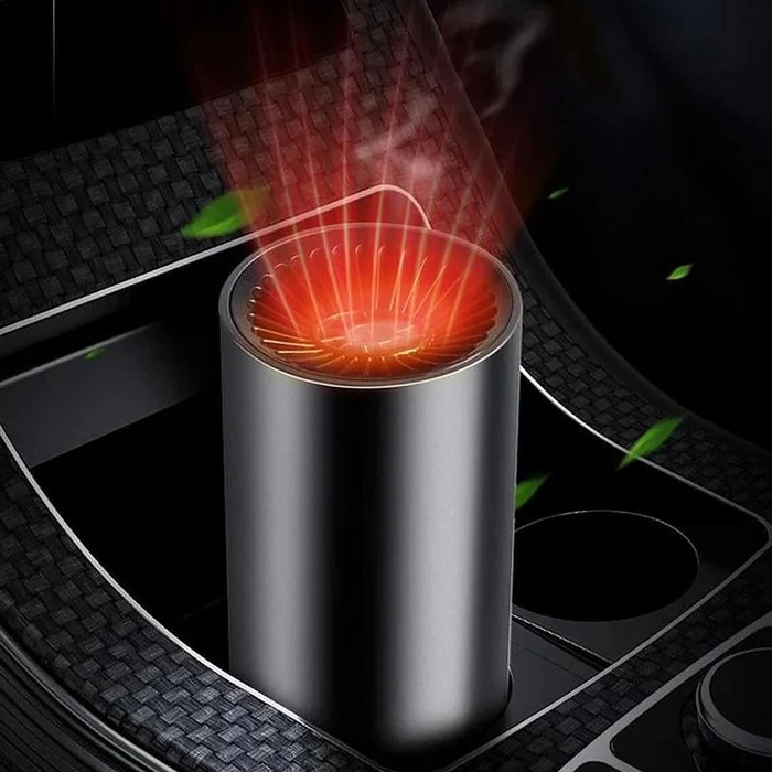 Lisslune | CupHeat 12V Car Heater & Defroster – Compact 360° Hot Air Fan