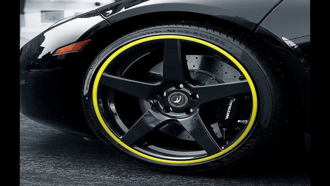 Lisslune | Wheel Rim Protector | High Adhesion, Easy Installation & Curb Scrape Prevention for Flashy Automobile Rims