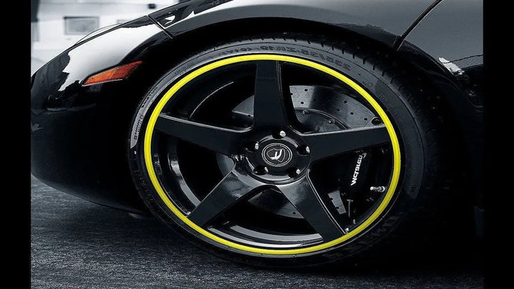 Lisslune | Wheel Rim Protector | High Adhesion, Easy Installation & Curb Scrape Prevention for Flashy Automobile Rims