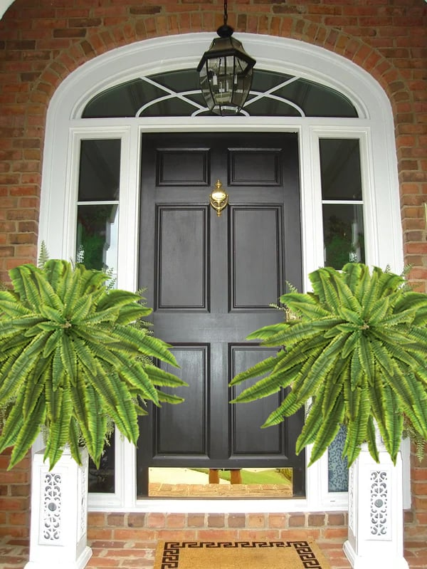 Lisslune | UV-Resistant Lifelike Artificial Boston Fern – Perfect for Outdoor Décor