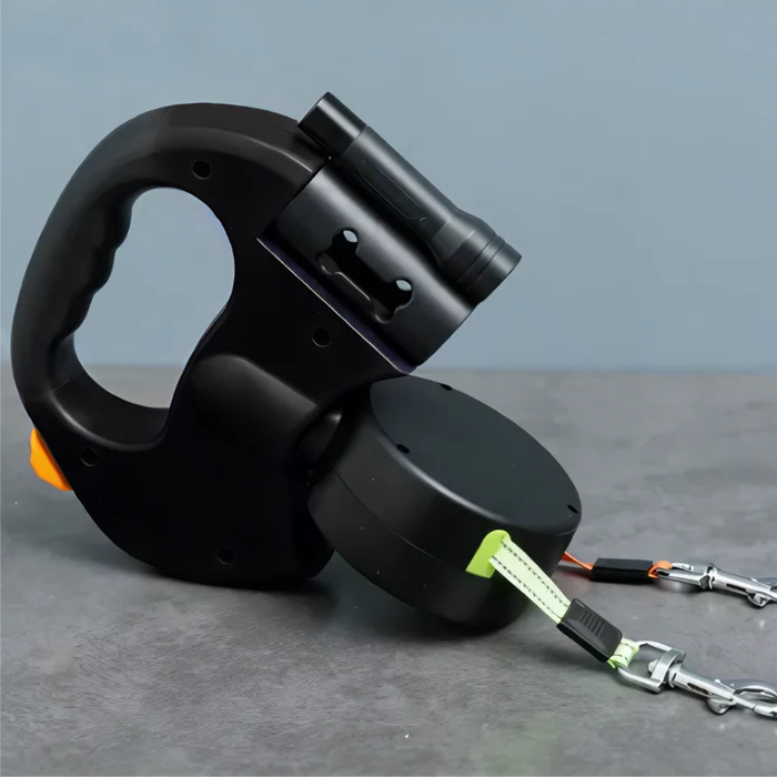 Lisslune | DuoLoop Lighting – Double Dog Leash with LED and Anti-Tangle System