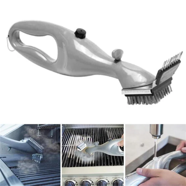 Lisslune | BBQ Steam Cleaning Brush | Ergonomic, Dishwasher Safe & Chemical-Free for Effortless Grill Cleaning