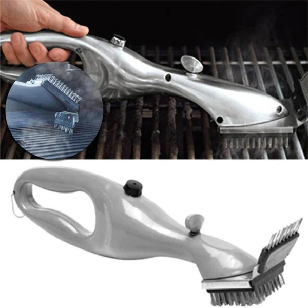 Lisslune | BBQ Steam Cleaning Brush | Ergonomic, Dishwasher Safe & Chemical-Free for Effortless Grill Cleaning