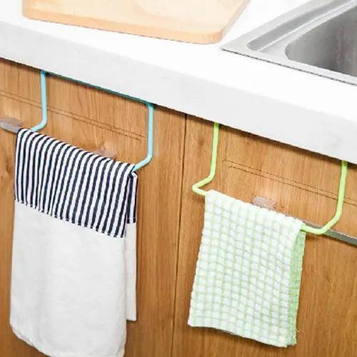 Lisslune | Over-door towel organizer for kitchen and bathroom room efficiency