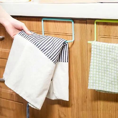 Lisslune | Over-door towel organizer for kitchen and bathroom room efficiency