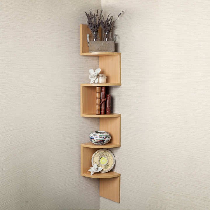 Lisslune | Corner wall - Wall shelf Maximize space stylishly