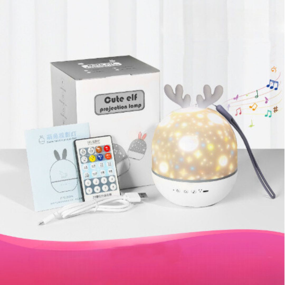 Lisslune | Magical Children's Room Lamp with Star Effect