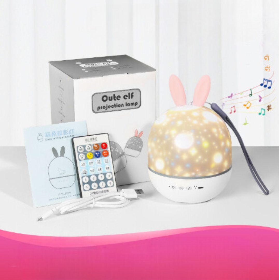Lisslune | Magical Children's Room Lamp with Star Effect