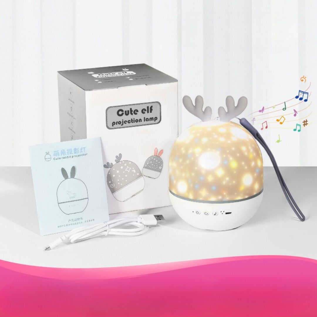Lisslune | Magical Children's Room Lamp with Star Effect