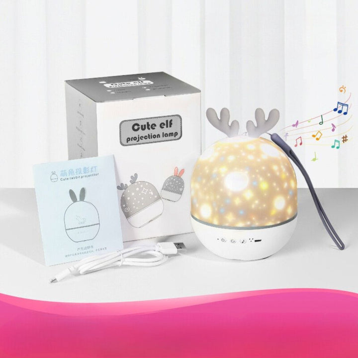 Lisslune | Magical Children's Room Lamp with Star Effect