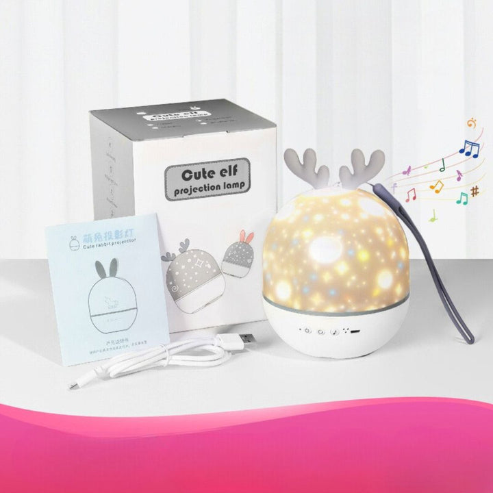 Lisslune | Magical Children's Room Lamp with Star Effect