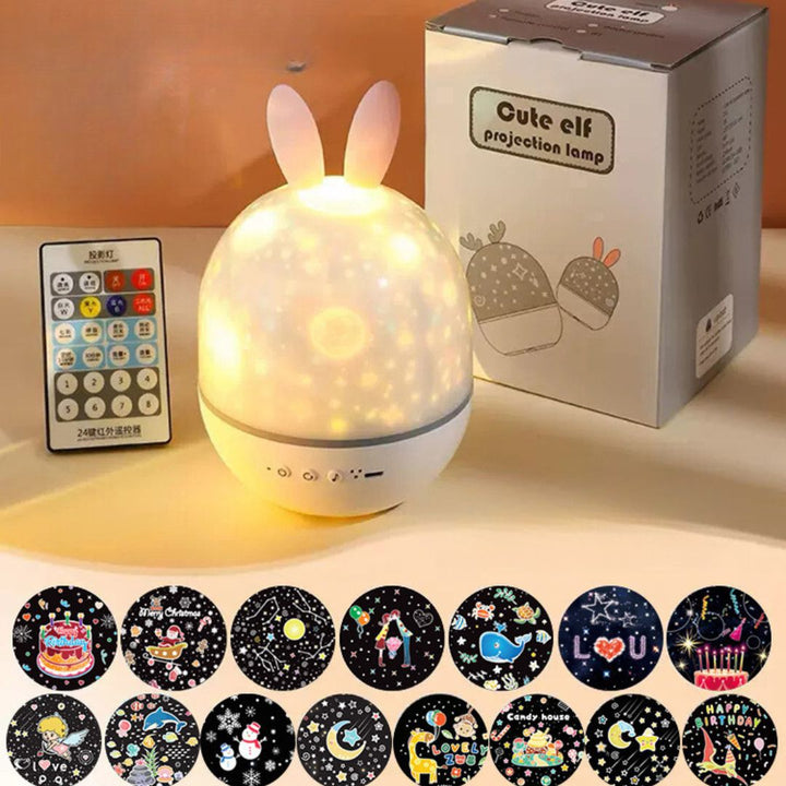 Lisslune | Magical Children's Room Lamp with Star Effect