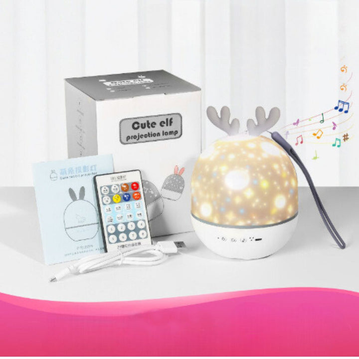 Lisslune | Magical Children's Room Lamp with Star Effect