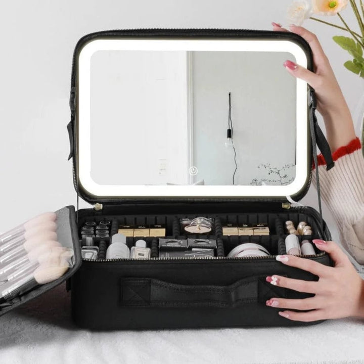 Lisslune | GlamBolt️ | Radiant on the go with LED makeup bag