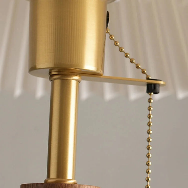 Lisslune | GlowTimber - Classic Wooden Plissé Lamp