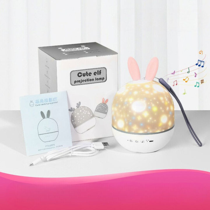 Lisslune | Magical Children's Room Lamp with Star Effect