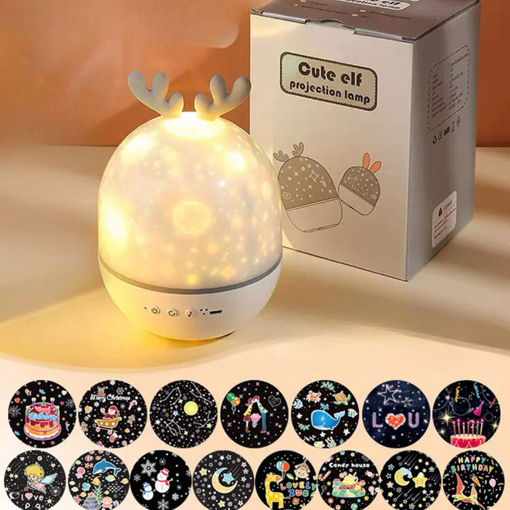 Lisslune | Magical Children's Room Lamp with Star Effect
