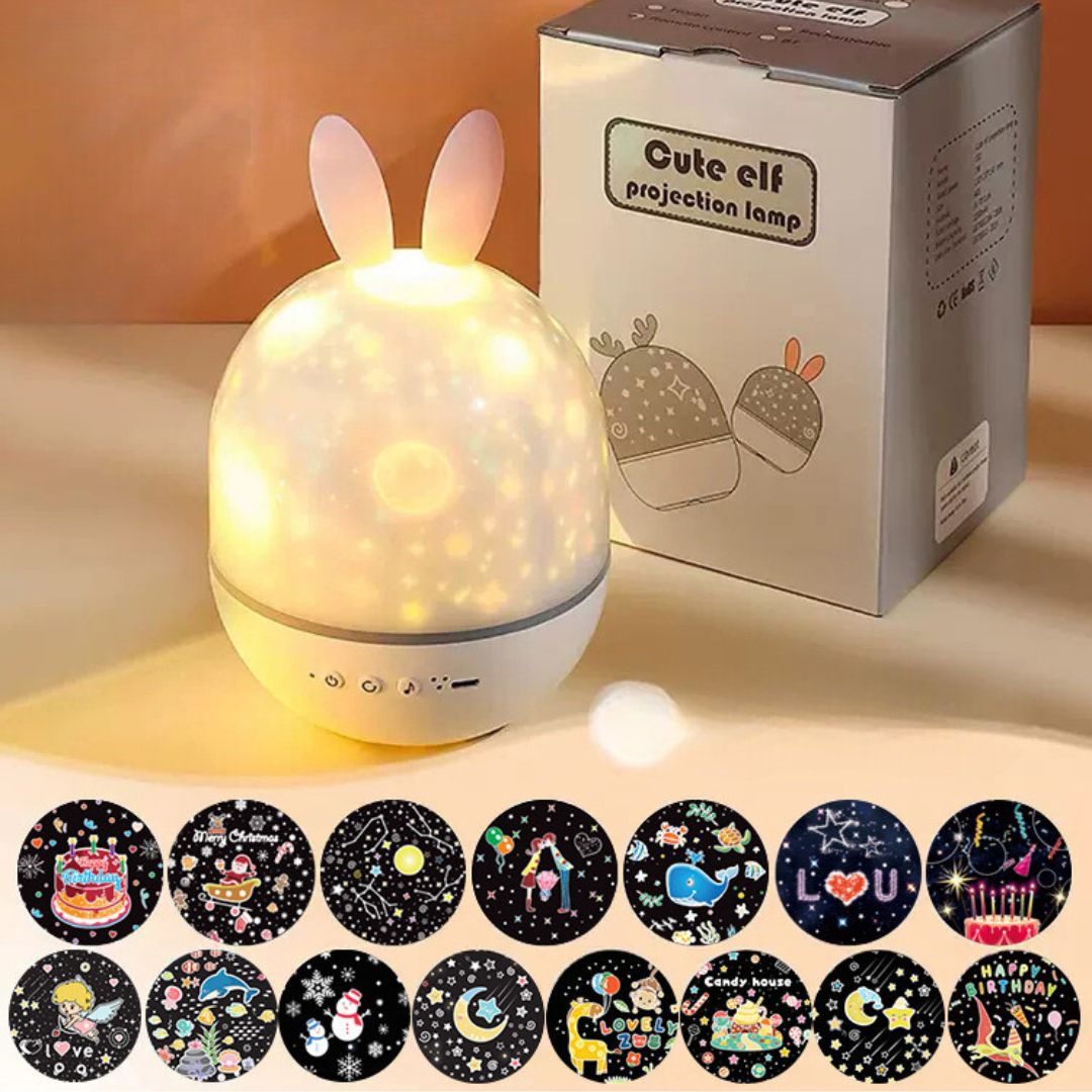 Lisslune | Magical Children's Room Lamp with Star Effect