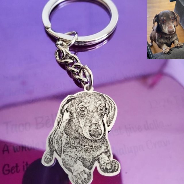 Lisslune | Four-legged Engraving - Necklace / Keychain personalized