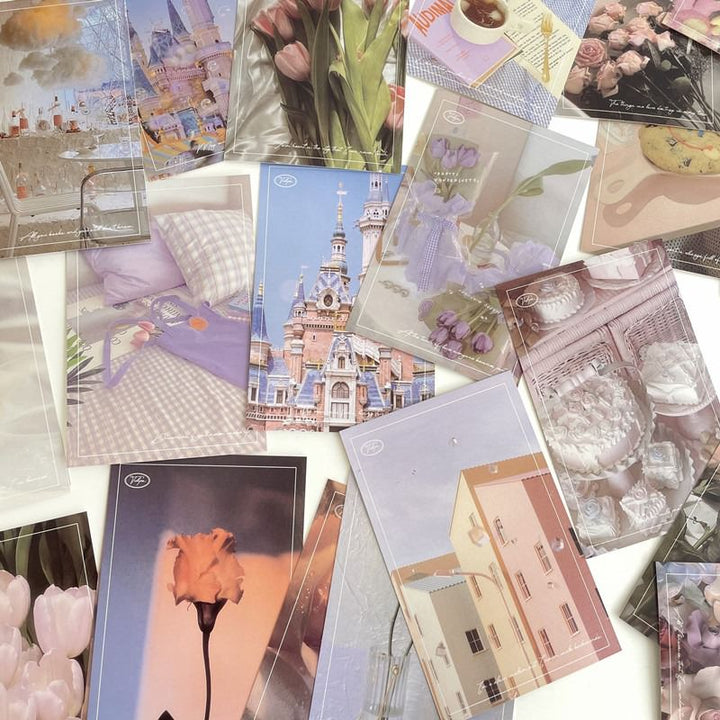 Rynx | Pale Roses Wall Collage Prints