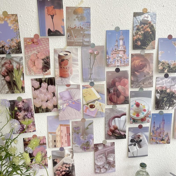 Rynx | Pale Roses Wall Collage Prints