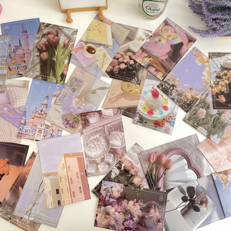 Rynx | Pale Roses Wall Collage Prints