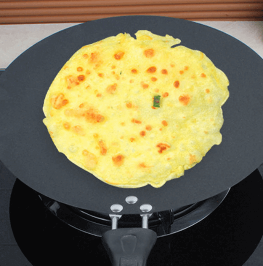 Lisslune | Black Iron Round Non-stick Pancake Pan