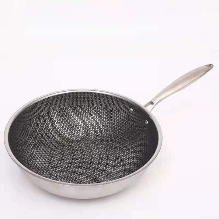 Lisslune | RustproofChef | Scratch-resistant Frying Pan with Honeycomb Structure