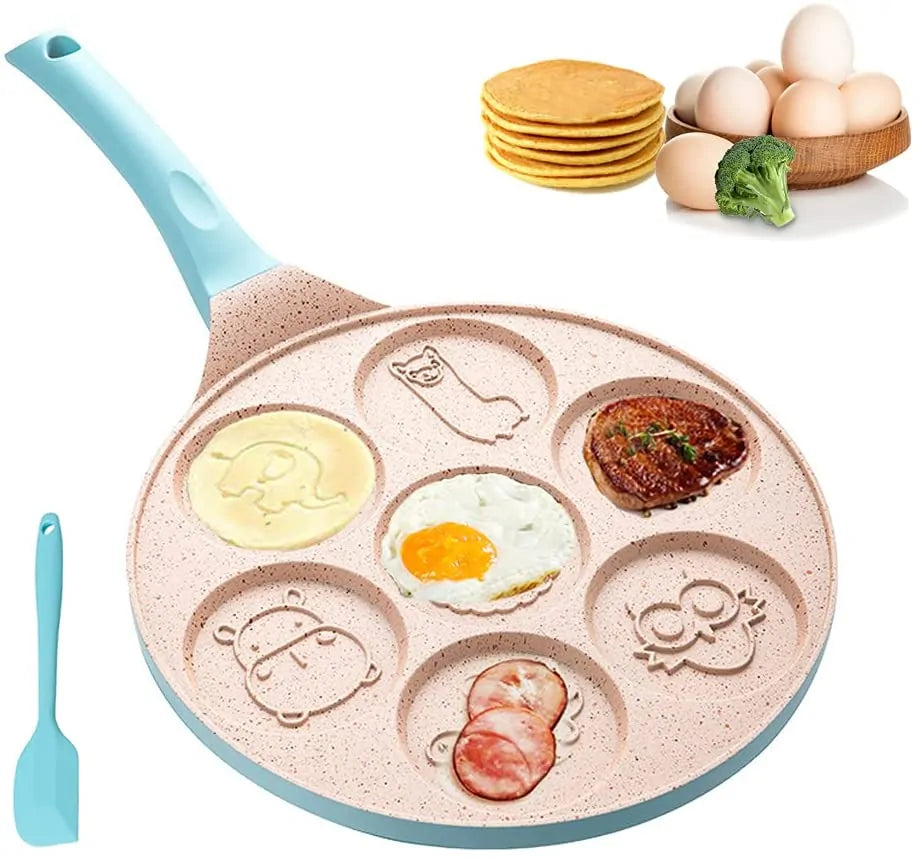 Lisslune | Breakfast frying pan for children – Funny pancake & fried egg shapes