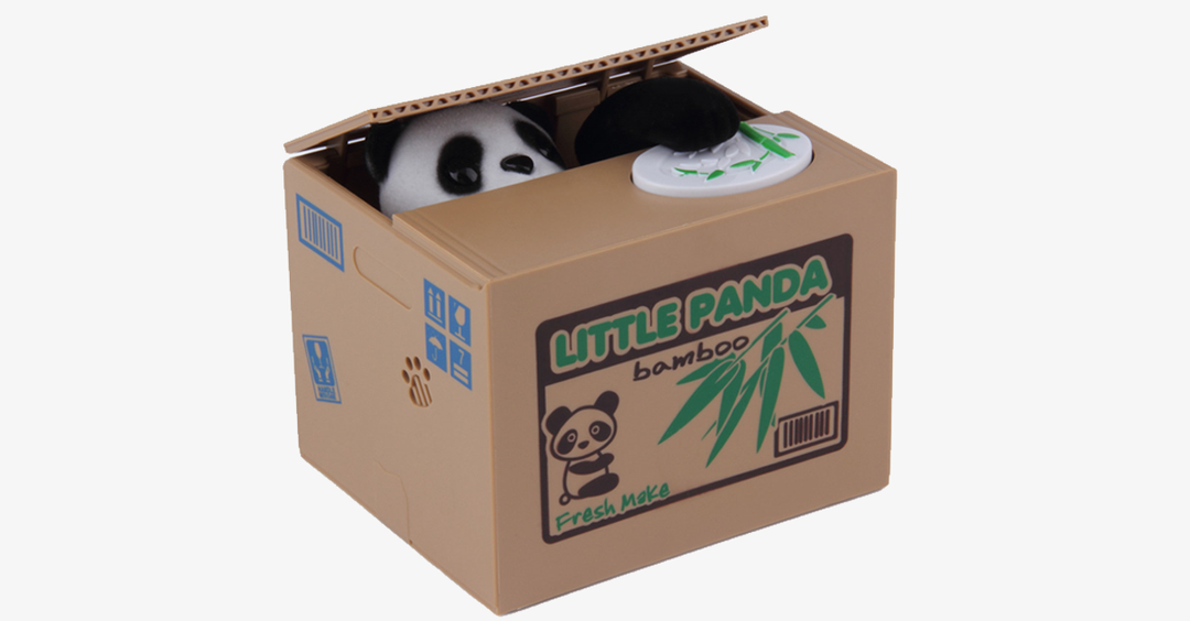 Lisslune | Coin Theft Panda Piggy Bank