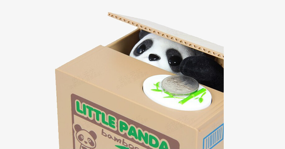 Lisslune | Coin Theft Panda Piggy Bank
