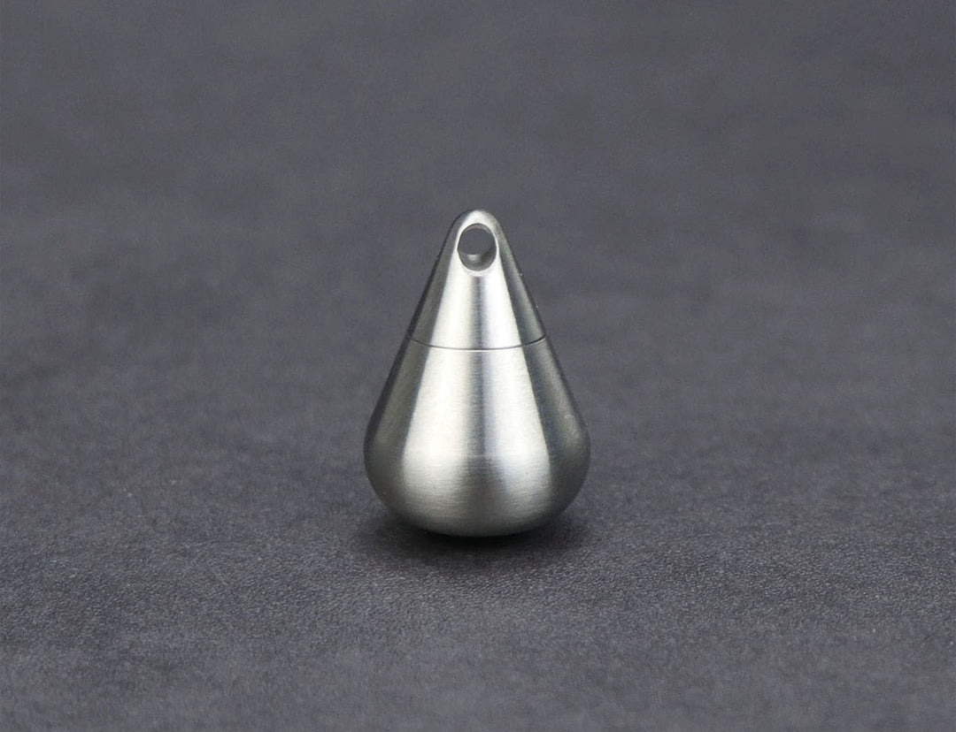 Lisslune | Titanium Droplet Mini Pill Box - Waterproof Travel Case
