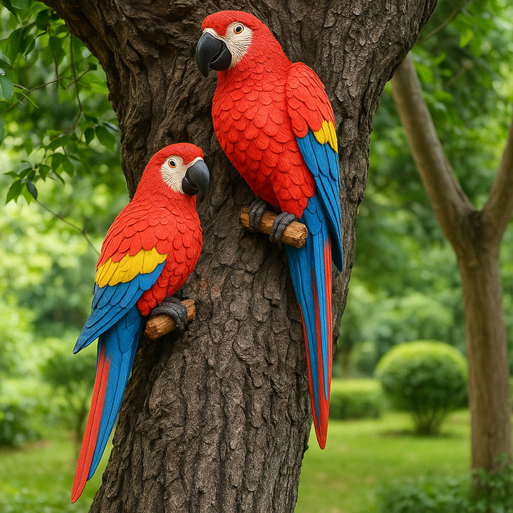 Lisslune | Tropical Vibe Parrot Tree Decor