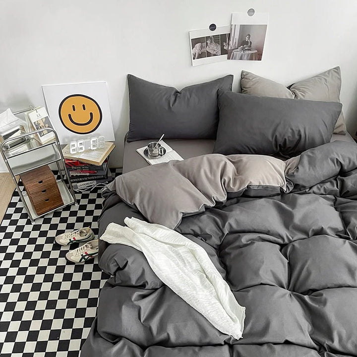 Rynx | Pastel Reversible Aesthetic Bedding Set