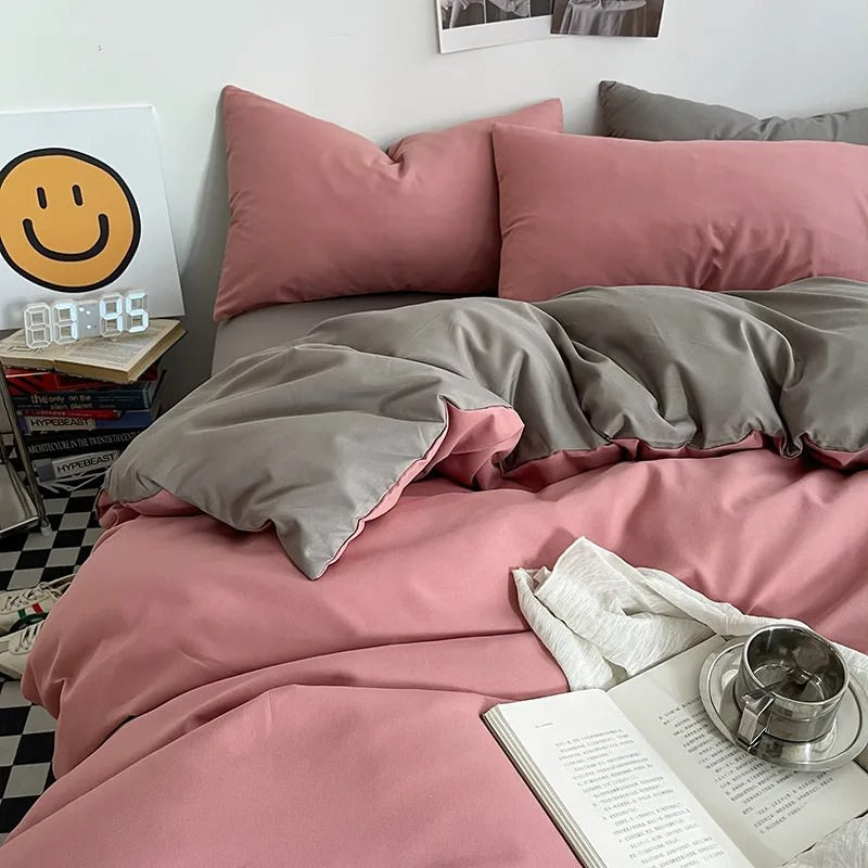Rynx | Pastel Reversible Aesthetic Bedding Set