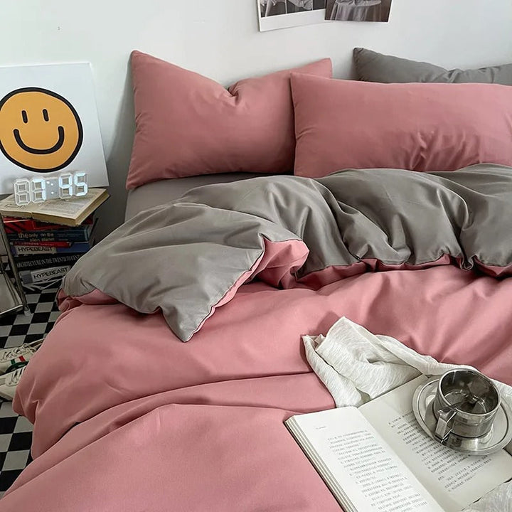 Rynx | Pastel Reversible Aesthetic Bedding Set